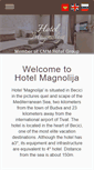 Mobile Screenshot of hotel-magnolija.com